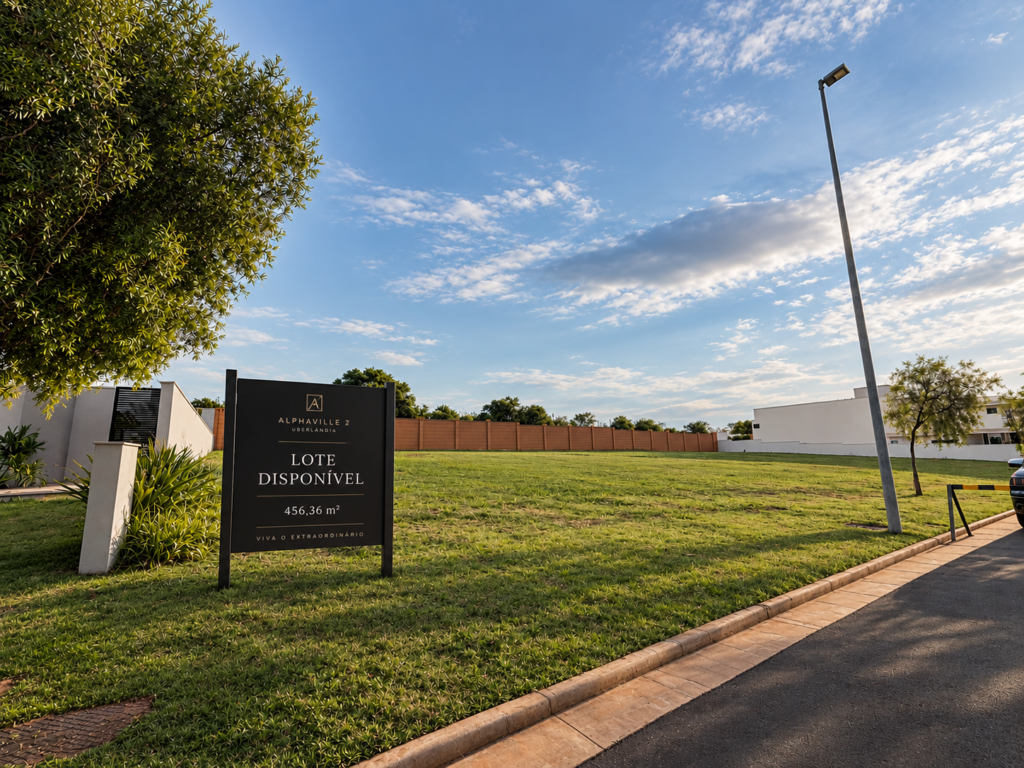 Lote residencial no condomínio Alphaville Uberlândia 2
